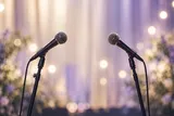 Two microphones (AI-generated concept image)