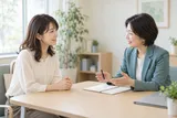 AI-generated concept image of fictional people discussing employment
