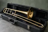 A trombone in its case (AI-generated concept image)