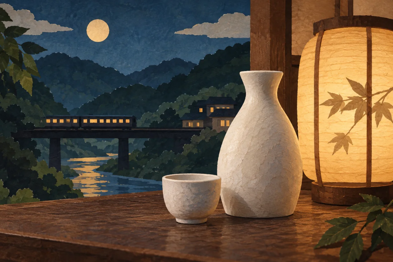 Kururi Night Sake Museum on September 12 offers train-arrival perks (2026/09/09 15:00 JST — illustrative image)
