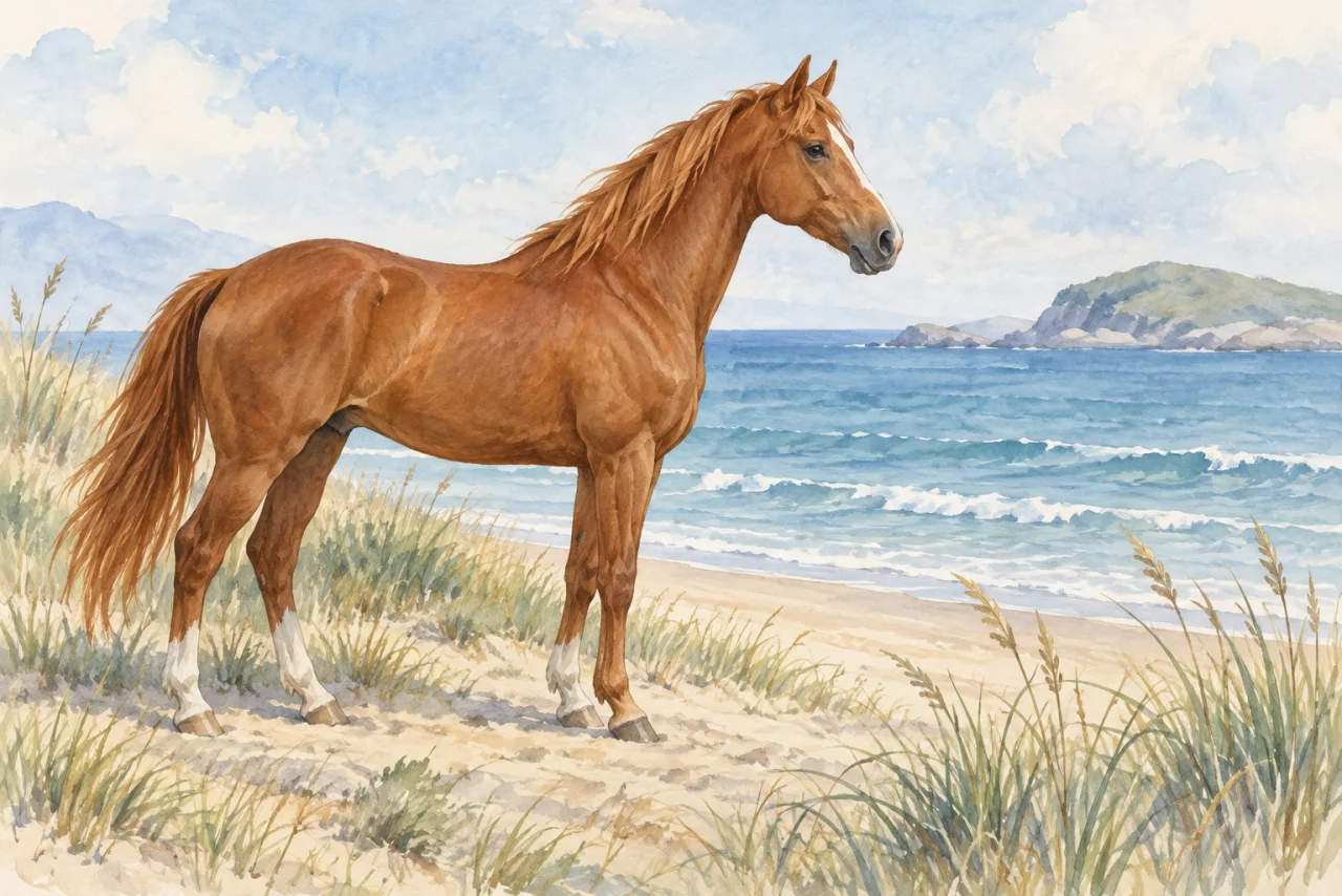 Futtsu's Umadashi Festival brings a sacred horse to Iwase Beach on September 20 (2026/09/15 11:00 JST — illustrative image)
