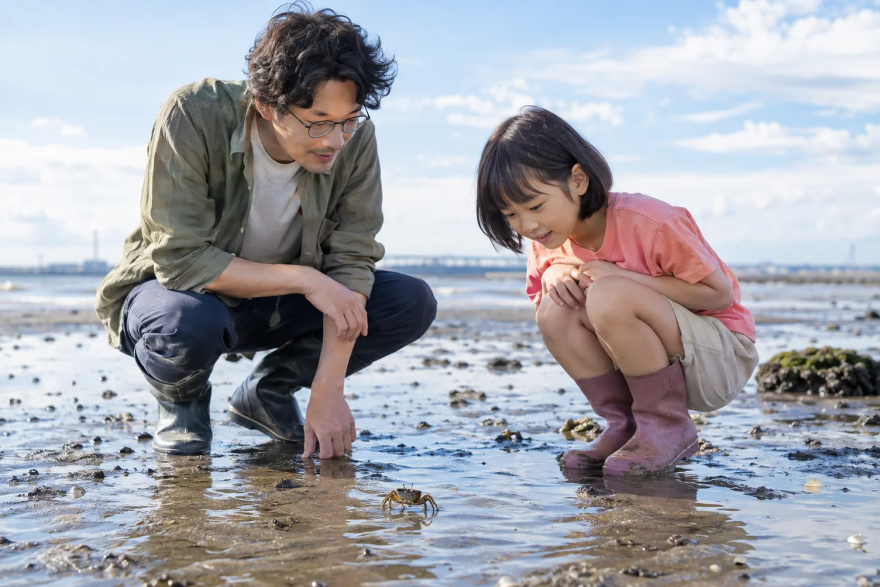 Free family nature event at the Banzu tidal flat (2026/09/18 07:00 JST — illustrative image)